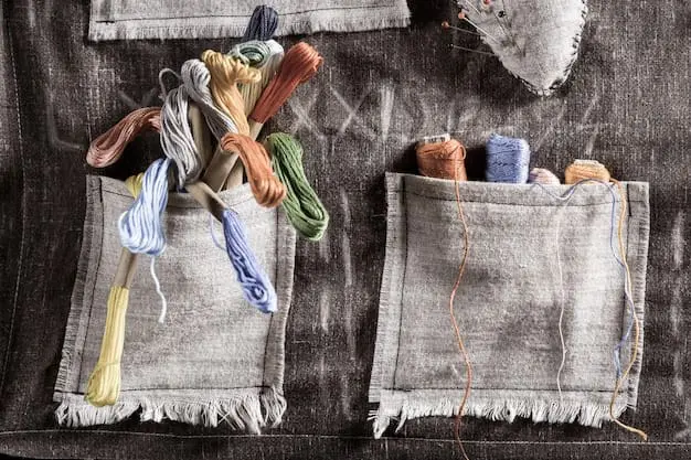 background made buttons needles threads tailor workshop 681987 7208